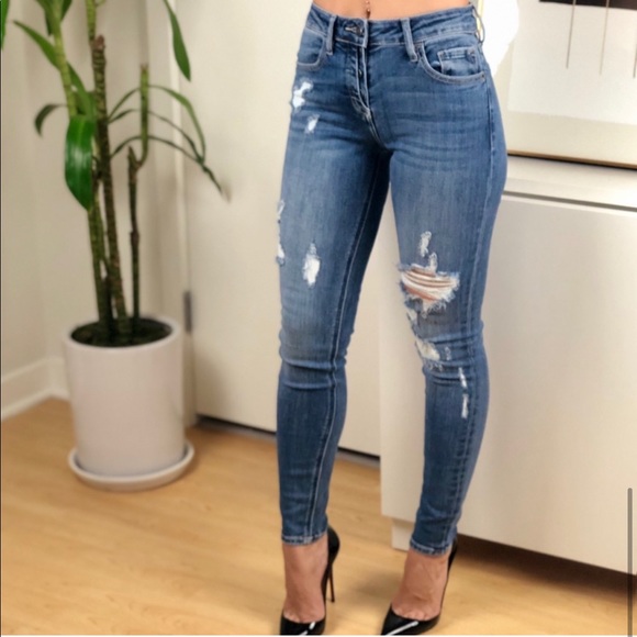 hidden Denim - Hidden distressed jeans